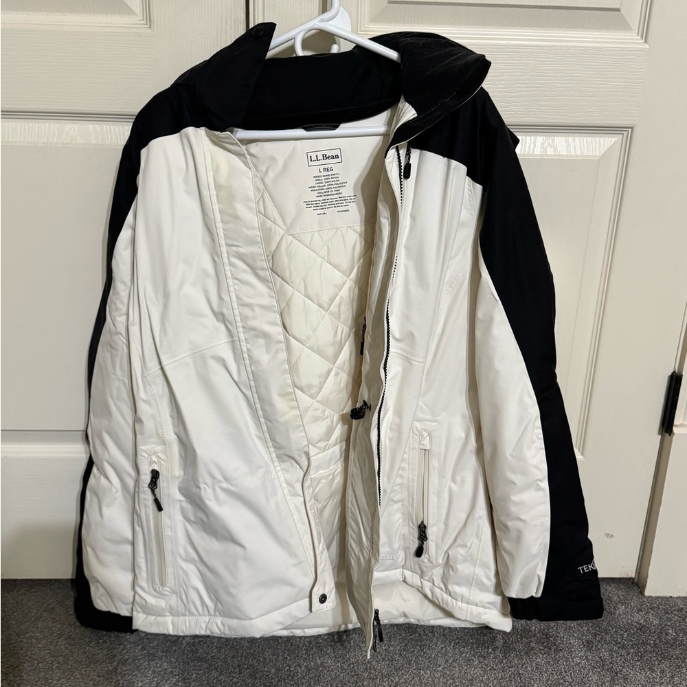 L.L. Bean Black and White Ski & Snow Jackets